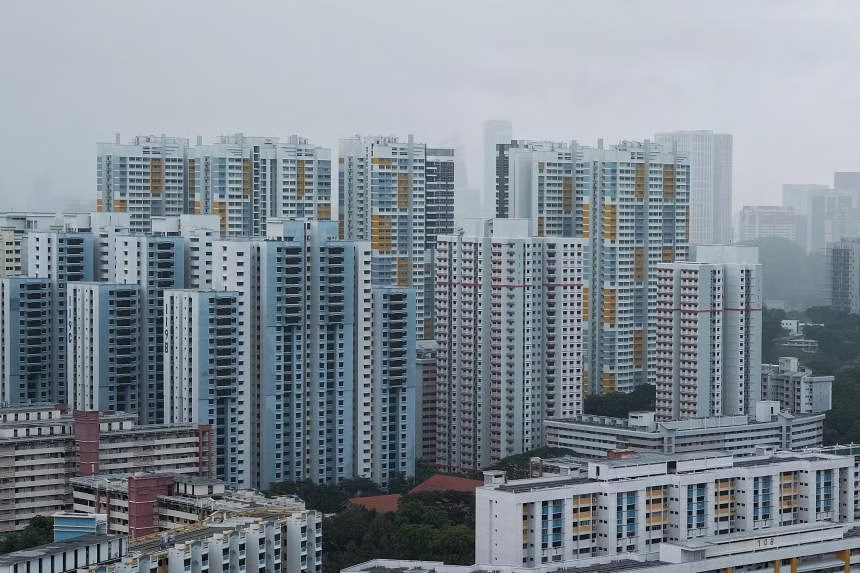 New projects - HDB's resale price increased by 1.4% in Q2, but below the 2022 quarter average; sell less apartments