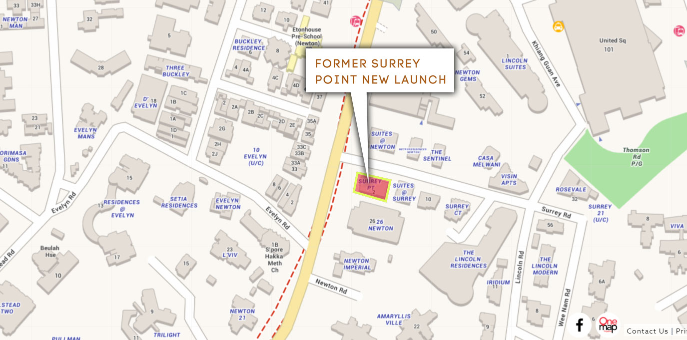  Former Surrey Point New Launch Location Map