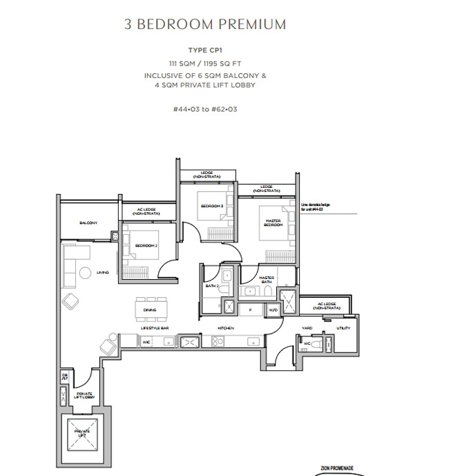 Promenade Peak Surroundings Map