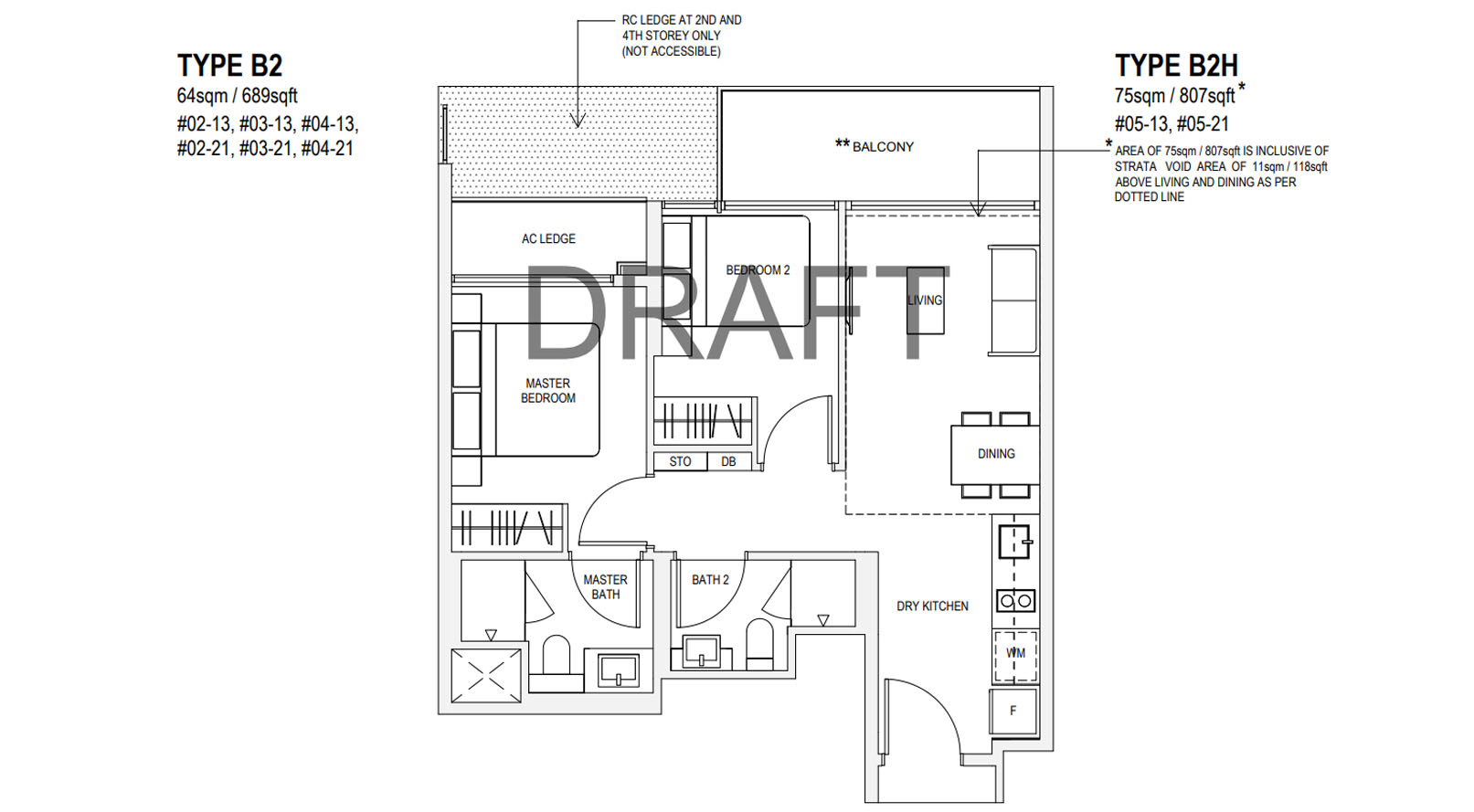 The Verandah Residences Units Mix and Floor Plans