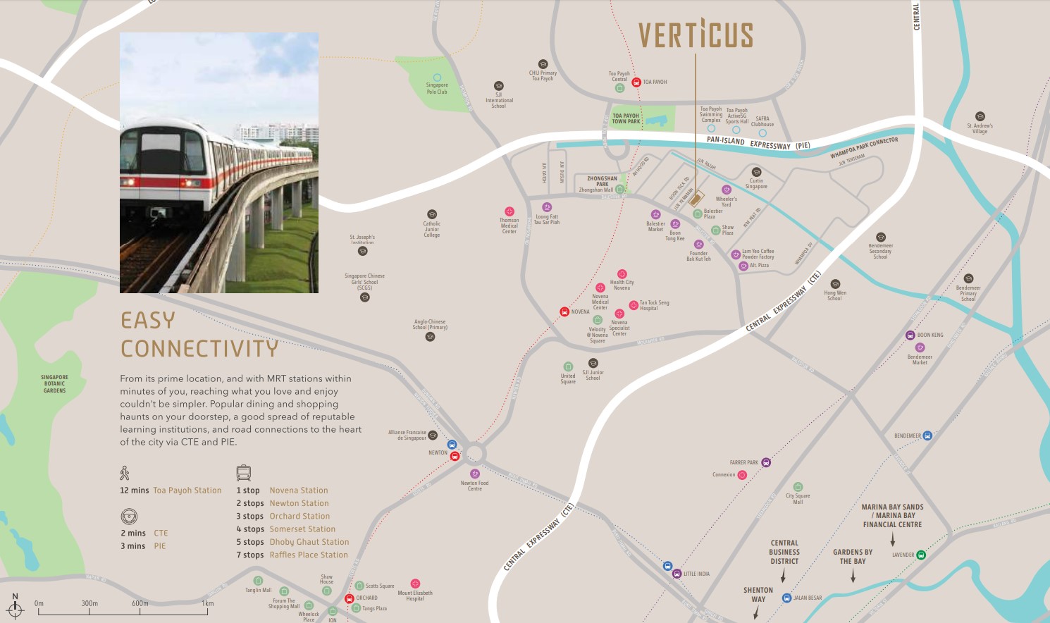 Verticus Condo Location Map