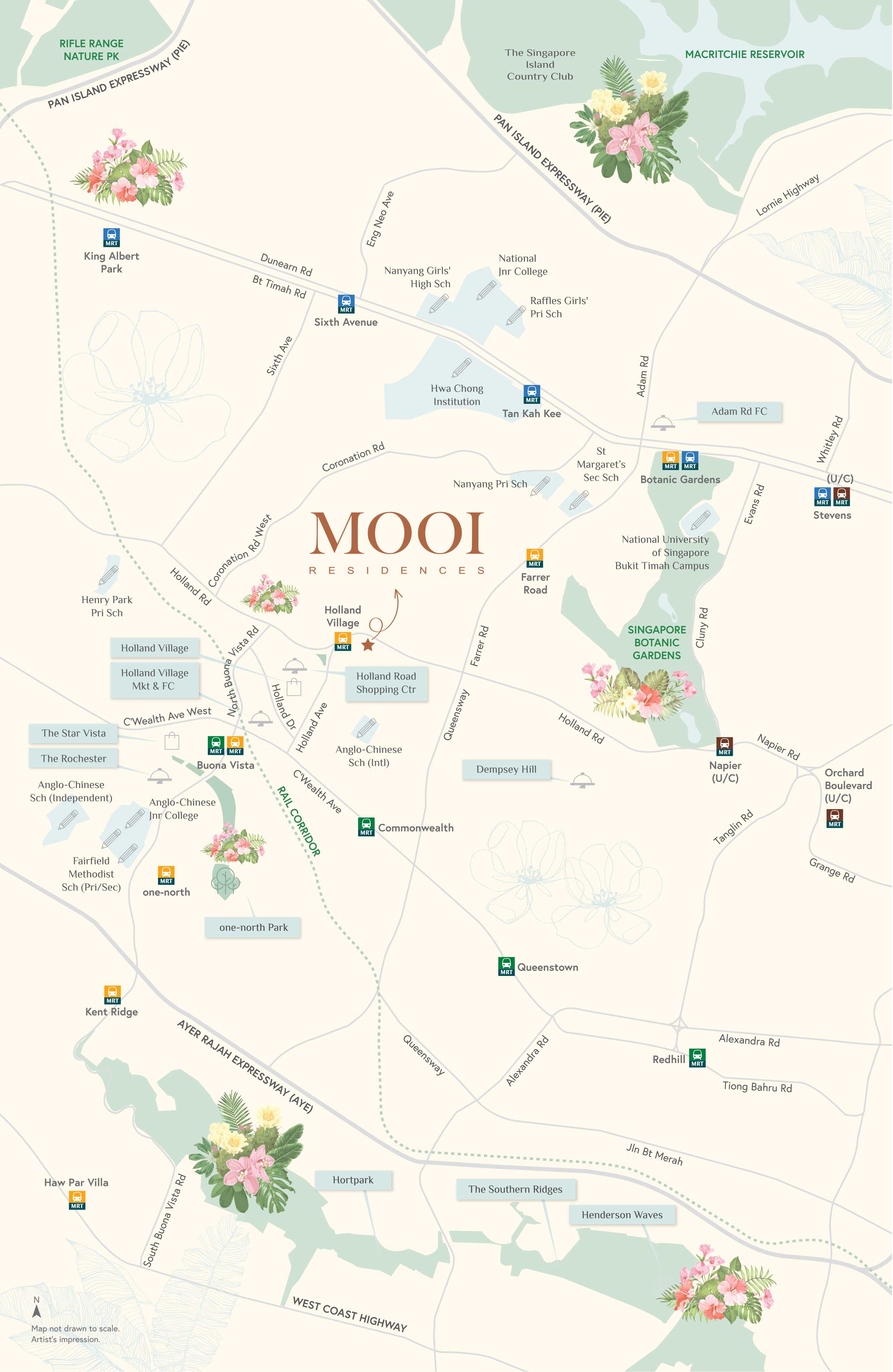 Mooi Residences Location Map