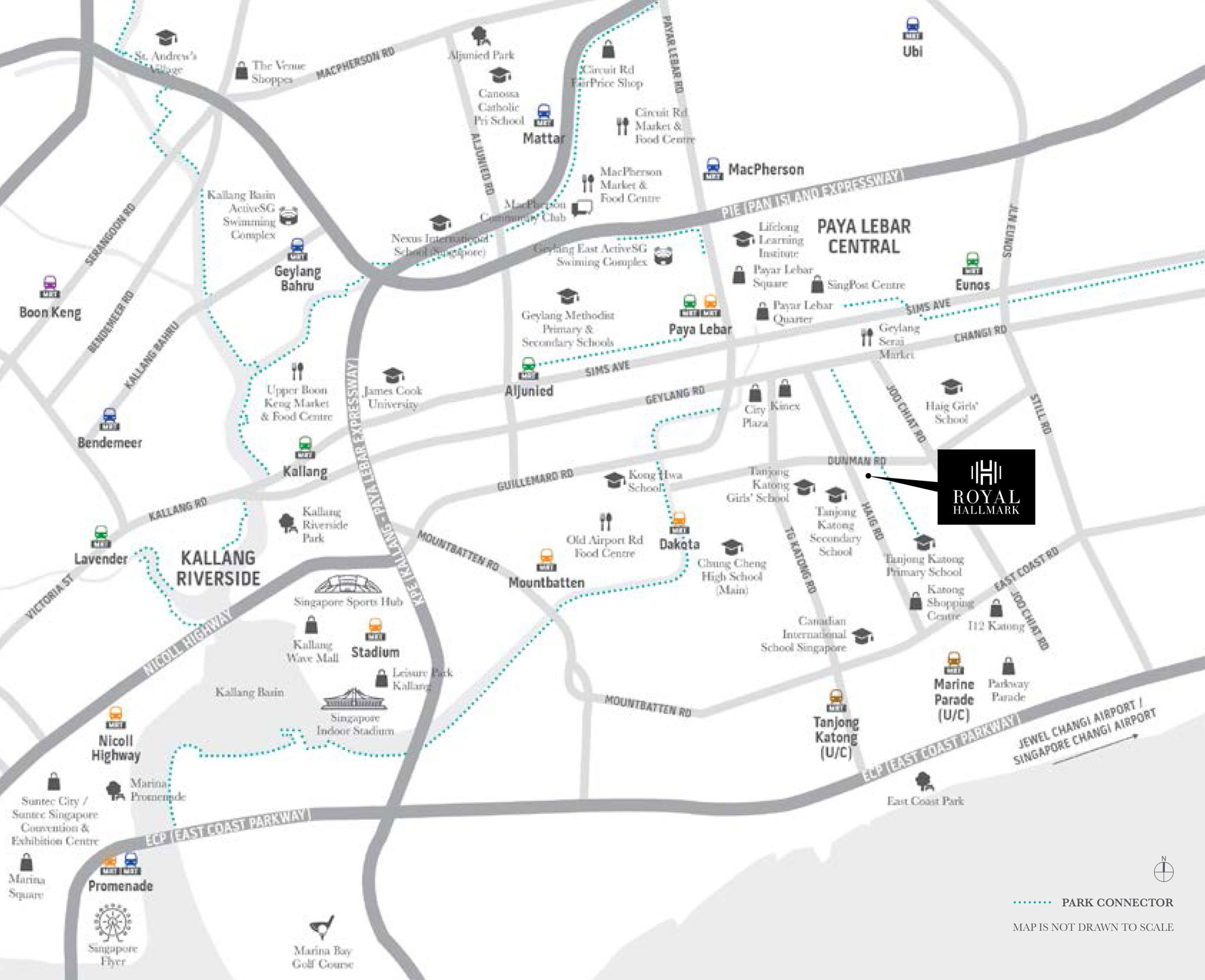 Royal Hallmark Location Map