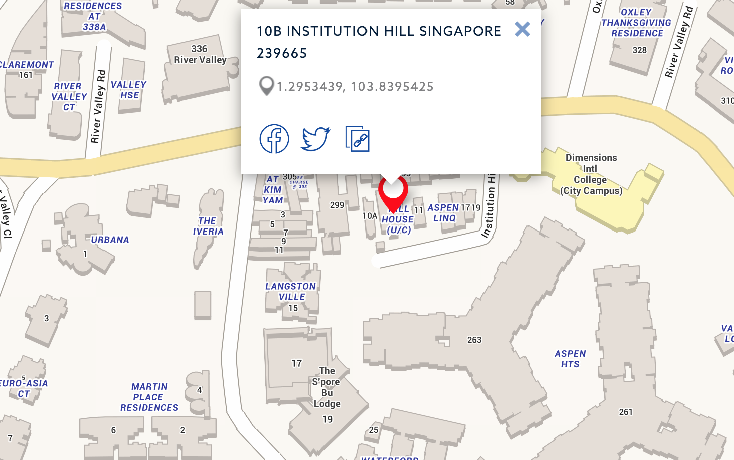 New Launch Condo in Singapore - Hill House @ Institutional Hill land parcel