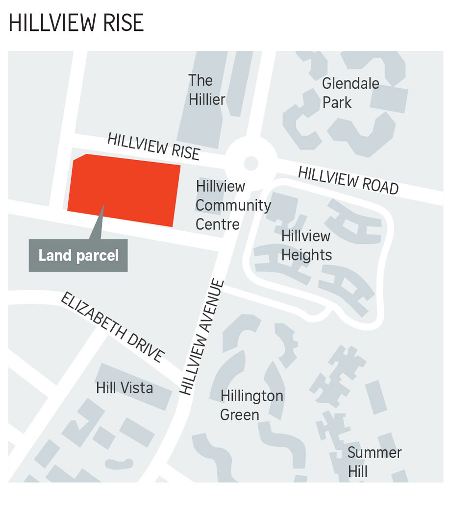 Hillview Rise Map
