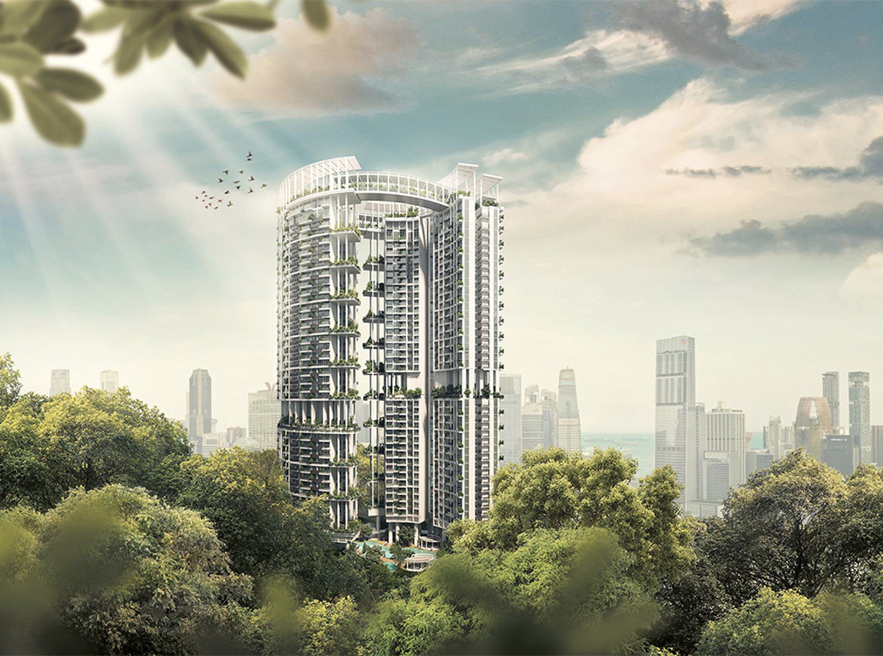 One Pearl Bank - the tallest new launch condo in the Outram-Chinatown district in Central Singapore