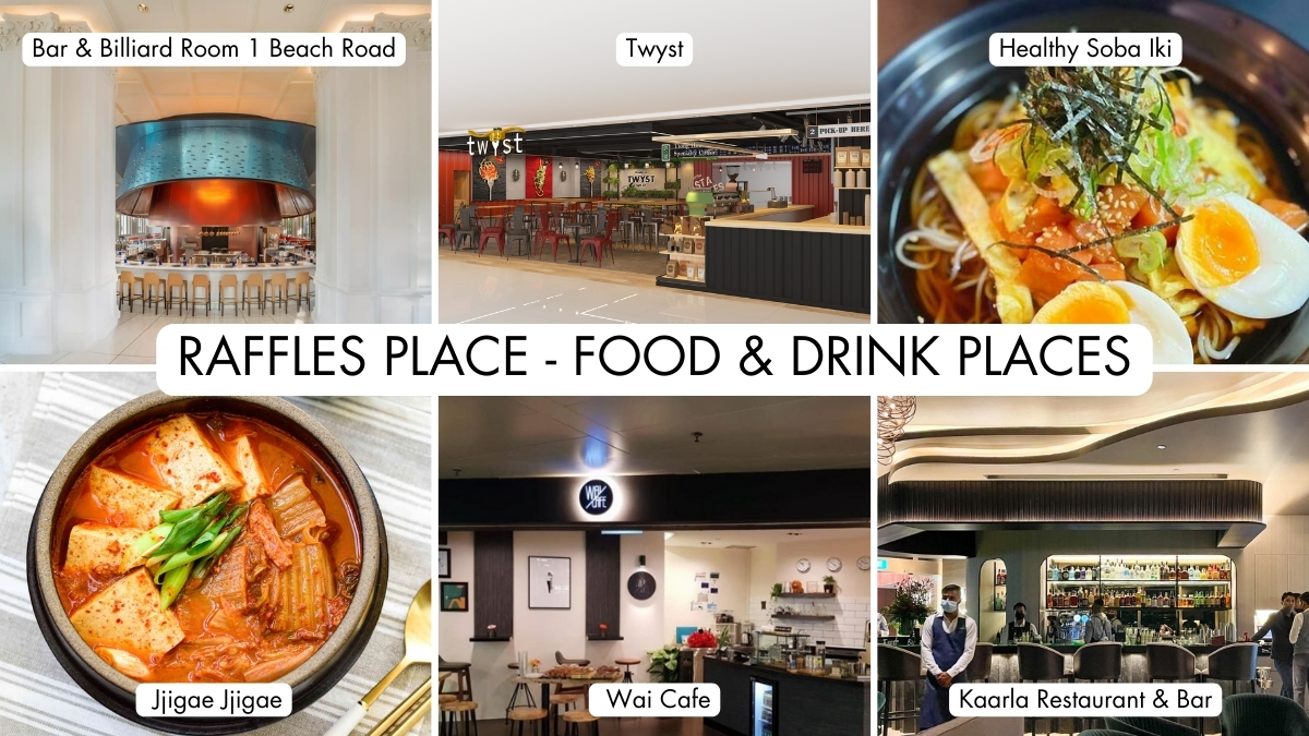 Raffles Place:  Food &Amp; Drink Places