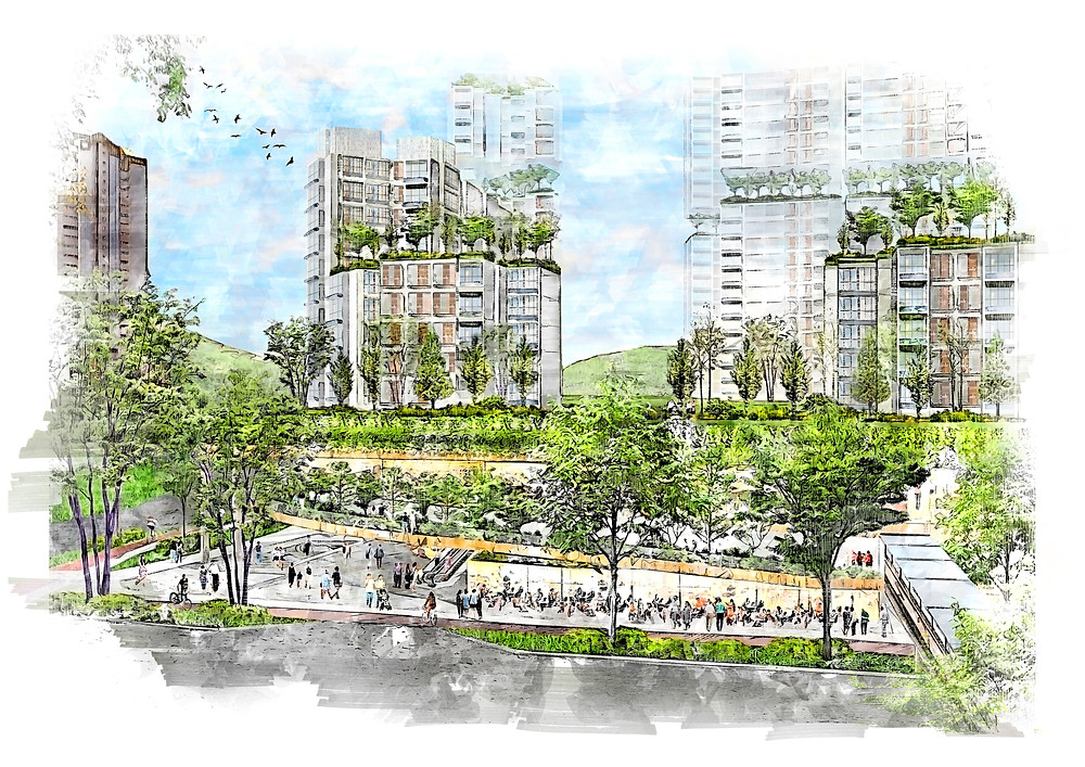 New launch condo: Image of sketches of The Reserve Residences