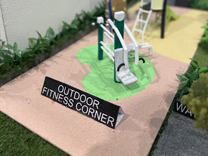 Royal Hallmark with Outdoor fitness corner