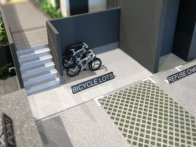 Royal Hallmark with bicycle lots