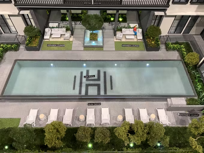 Lets find out the first storey facilities at Royal Hallmark